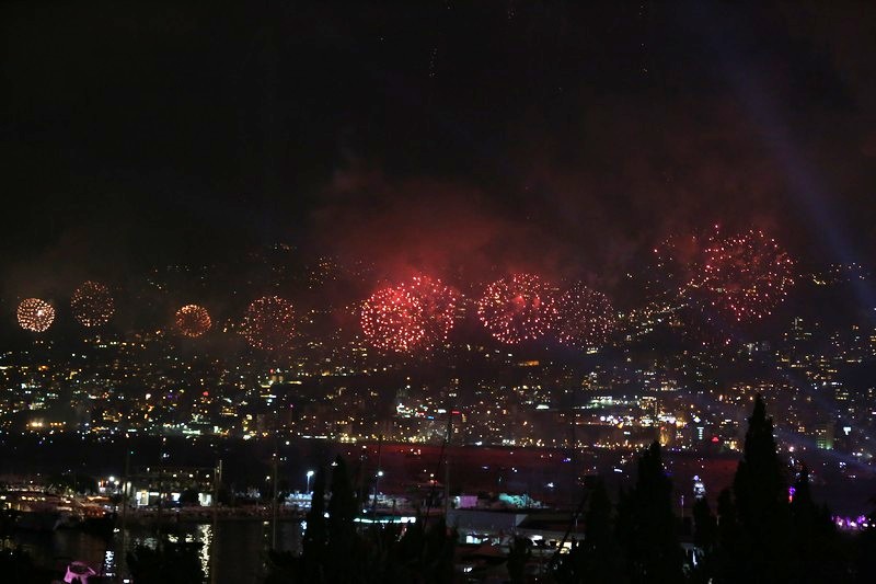 Jounieh Fireworks Show from Trinidad